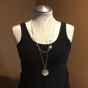 Silver Sandollar necklace